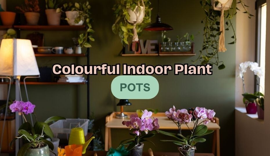 Colourful Indoor Plant Pots