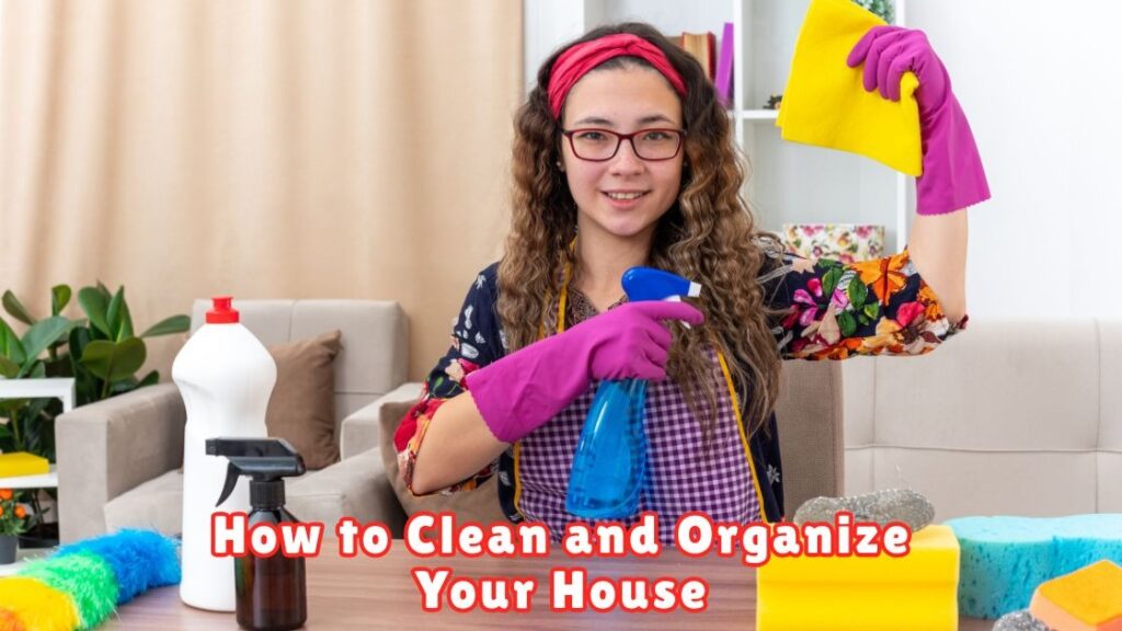 how to clean and organize your house 
