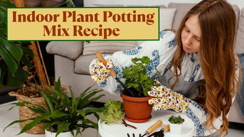 Indoor Plant Potting Mix Recipe