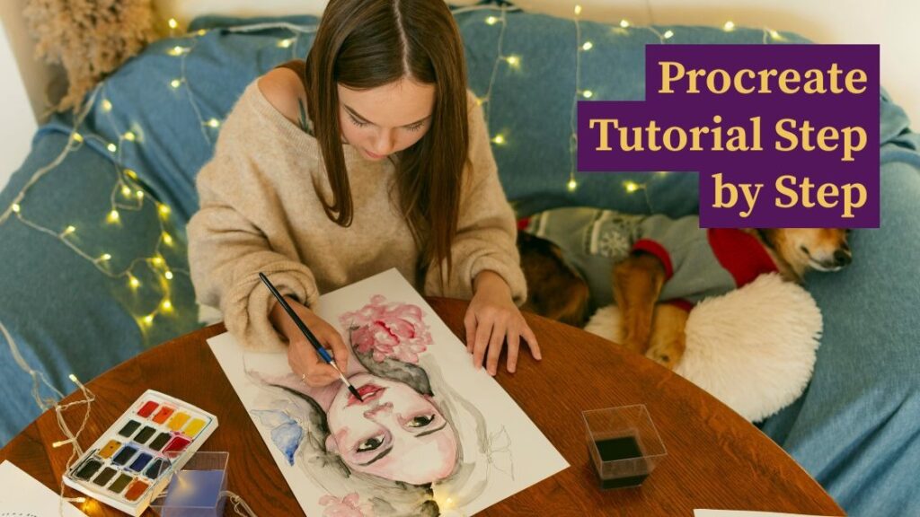 procreate tutorial step by step