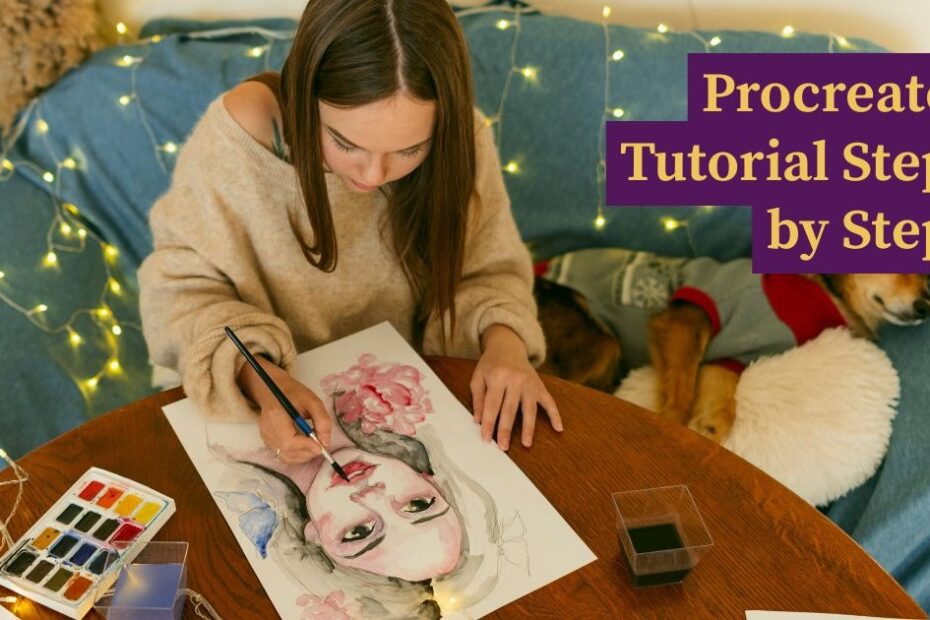 procreate tutorial step by step